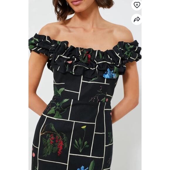 TUCKERNUCK black fresher buds Suze dress NWT Size 6 - Picture 2 of 13